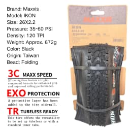 Maxxis IKON Mountain Bike Tires26/27.5/29X2.2 2.0 2.35 is a versatile XC tire designed to perform in a broad range of conditions