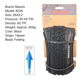 Maxxis IKON Mountain Bike Tires26/27.5/29X2.2 2.0 2.35 is a versatile XC tire designed to perform in a broad range of conditions