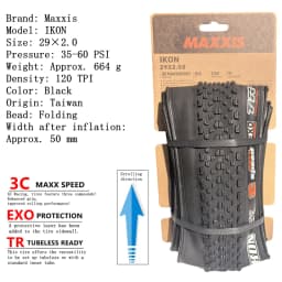 Maxxis IKON Mountain Bike Tires26/27.5/29X2.2 2.0 2.35 is a versatile XC tire designed to perform in a broad range of conditions