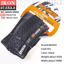 Maxxis IKON Mountain Bike Tires26/27.5/29X2.2 2.0 2.35 is a versatile XC tire designed to perform in a broad range of conditions