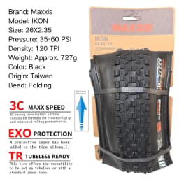 Maxxis IKON Mountain Bike Tires26/27.5/29X2.2 2.0 2.35 is a versatile XC tire designed to perform in a broad range of conditions