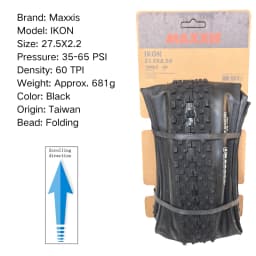 Maxxis IKON Mountain Bike Tires26/27.5/29X2.2 2.0 2.35 is a versatile XC tire designed to perform in a broad range of conditions