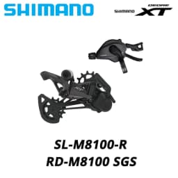 SHIMANO DEORE XT M8100 M8120 SGS Rear Derailleur 12v 2V Shifter Lever MTB Mountain Bike SHADOW RD 1x12 Speed Bicycle Parts