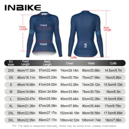 INBIKE New Pro Long Sleeve Cycling Jersey For Road Bicycles Lightweight Breathable Fabric Pockets Full Zipper Design For Women