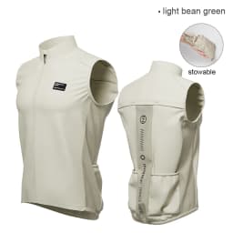 INBIKE  Men's Waterproof Cycling Sleeveless Jacket Lightweight Stackable Reflective Anti-UV Pocket Windproof Vest