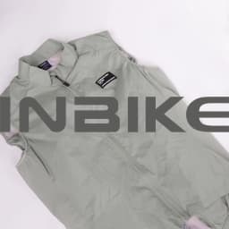INBIKE  Men's Waterproof Cycling Sleeveless Jacket Lightweight Stackable Reflective Anti-UV Pocket Windproof Vest
