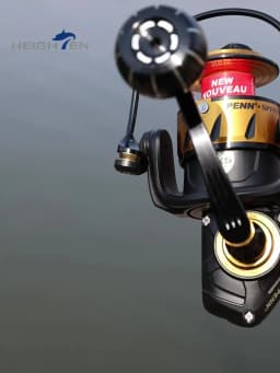 HEIGHTEN 60mm Spinning Handle for Penn Spinfisher VI/VII Slammer III/IV Battle II/III Pursuit Fierce Reel