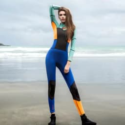 Neoprene Wetsuit for Women Scuba Diving Suit Surfing One Piece Set Spearfishing Cold-proof Snorkeling Full Body Swimsuit 1.5mm