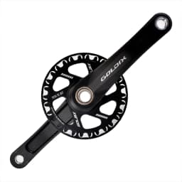 GOLDIX Children Bicycle Crankset 110mm/127mm/140mm/150mm/155mm/160mm Crank MTB Kid Crankset 28T-38T Chainring for Shimano SRAM