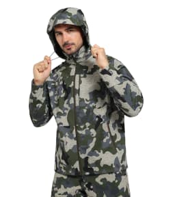 Men's Jetstream 3-in-1 Fleece Hunting Jacket Windproof Waterproof Breathable Lightweight Functional Steam Permeable
