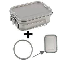 800ml/1200ml Healthy Titanium Alloy Portable Bento Dinner Box Leak-Proof Lunch Box Rectangle Food Storage Containers TitaniumBox