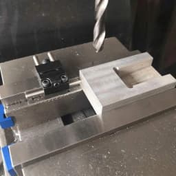 Milling Vision Work Stop Part Locator Cnc Machine Tool Iron Material Black