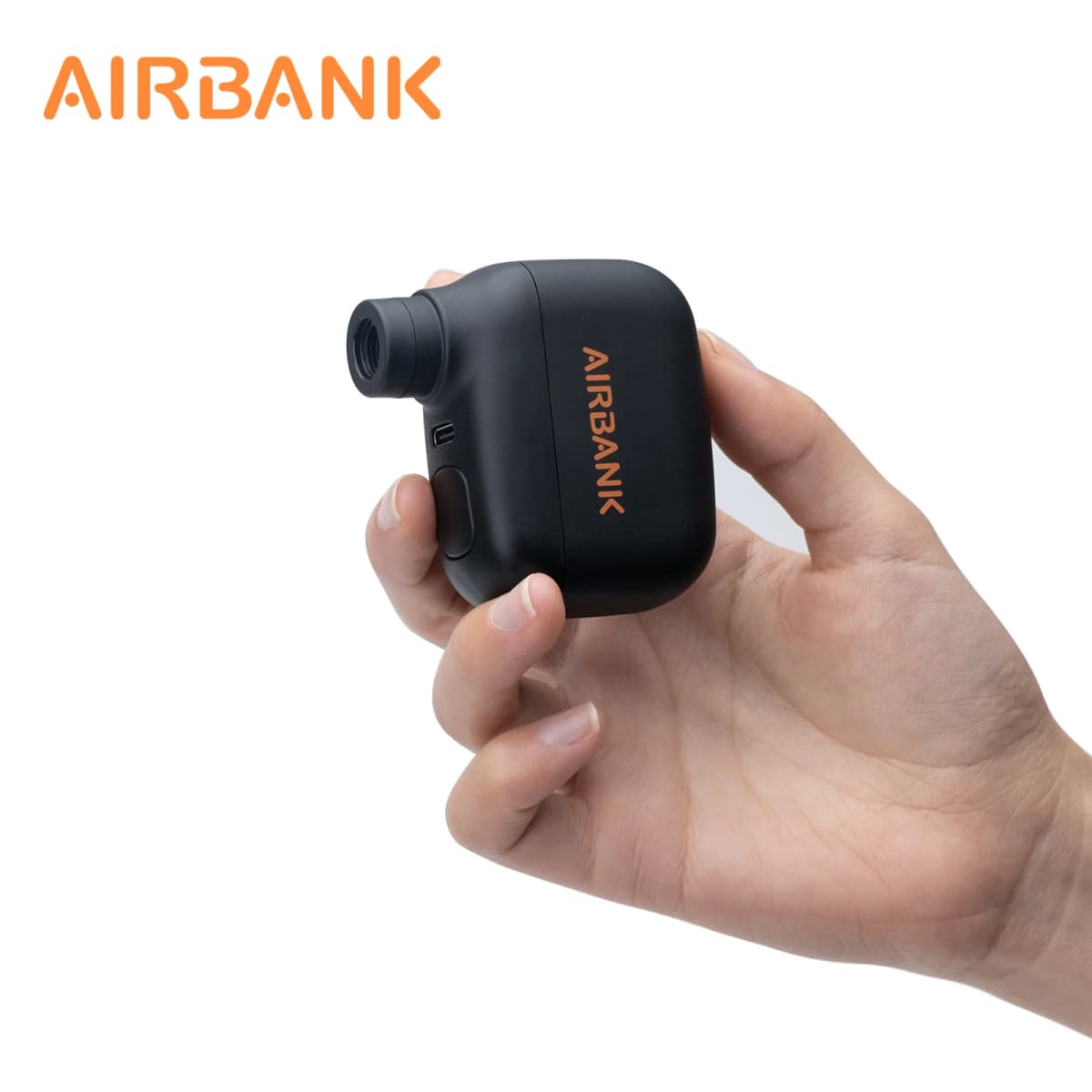 AIRBANK Mini Portable Bicycle Pump Rechargeable Air Inflator 100PSI Type-C Bike Accessories for Schrader Presta Bike Tires AS100