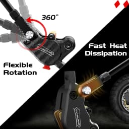 DYISLAND LD210 Electirc Scooter Hydraulic Disc Brake 2PIN Power Off E-Scooter Brake for Kukirin KUGOO Dualtron Kaabo Mantis