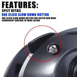 SAMOLLA Sea Fishing Large Baitcasting Fishing Reel Saltwater Waterproof 6.3:1 15KG Drag Catfishing Trolling Metal Base