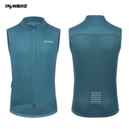 YKYW Windproof Waterproof Men's Pro Cycling Vest UPF50+ Sleeveless Waistcoat Windbreaker MTB Bike Clothing  Bicycle Jacket
