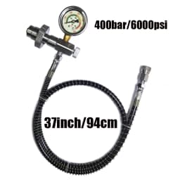 HPA Scuba HP Air Fill Station Refill Filling Connector Adapter DIN Big Gas Tank To Small Cylinder Bottle G5/8 Stainless Steel