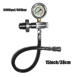 HPA Scuba HP Air Fill Station Refill Filling Connector Adapter DIN Big Gas Tank To Small Cylinder Bottle G5/8 Stainless Steel