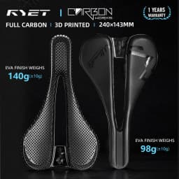 2026 RYET Carbon 3D Printed Bike Saddle 143MM 7*9 Bike Seating EVA 3D Triathlon Road MTB Mountain Gravel Cycling Cushion Parts