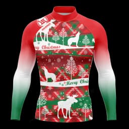 Hot Men's Surfing Shirt Sunset Camo Rashguard RIGHTTRACK For Surf Sportswear Beach UV Swimwear UPF50+ Fabric Clothes