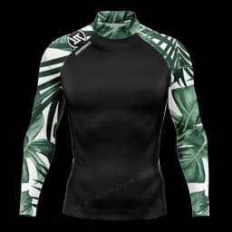 Hot Men's Surfing Shirt Sunset Camo Rashguard RIGHTTRACK For Surf Sportswear Beach UV Swimwear UPF50+ Fabric Clothes