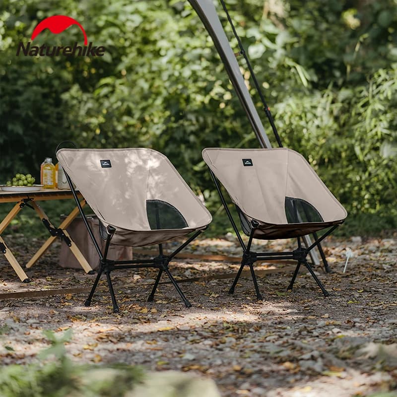 Naturehike Portable Folding Chair With Storage Bag Outdoor Lounge Chairs Lightweight Camping Picnic BBQ Fishing Widen Chairs