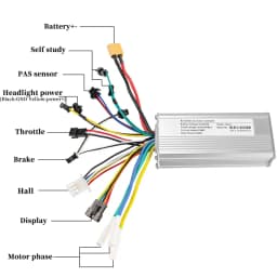 LCD S830 Display E-bike Accessories Parts Brushless Controller for E-Car E-Scooter Electric Bicycle Support USB Charging