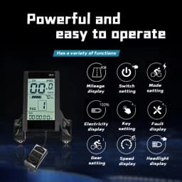 LCD S830 Display E-bike Accessories Parts Brushless Controller for E-Car E-Scooter Electric Bicycle Support USB Charging