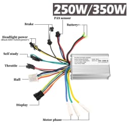 LCD S830 Display E-bike Accessories Parts Brushless Controller for E-Car E-Scooter Electric Bicycle Support USB Charging