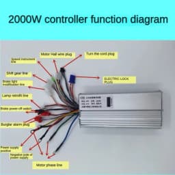 60V 72V 1000W 1500W 2000W controller for Citycoco electric vehicle sine wave original controller accessories