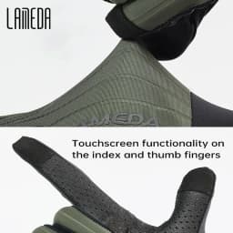 LAMEDA Professional MTB Cycling Gloves Spring Bicycle Gloves Touchscreen Shock Gel Pad Full Finger Road Bike Gloves Accessories