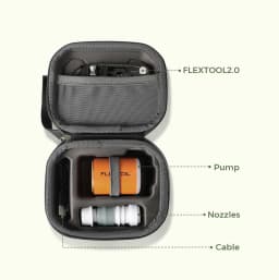 FLEXTAIL Compact Travel Case Protective Organizer Mini Storage Box for TINY PUMP and MAX PUMP, Air Nozzles, Cables