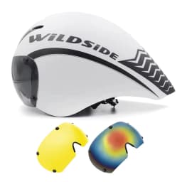 Wildside Aero TT Road Bicycle Helmet Racing Cycling Sports Triathlon TT Ultralight Bike Safety Helmet Goggles Bike accessories