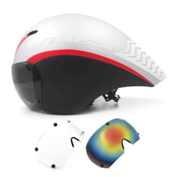 Wildside Aero TT Road Bicycle Helmet Racing Cycling Sports Triathlon TT Ultralight Bike Safety Helmet Goggles Bike accessories