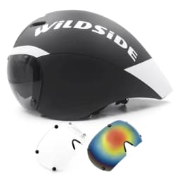 Wildside Aero TT Road Bicycle Helmet Racing Cycling Sports Triathlon TT Ultralight Bike Safety Helmet Goggles Bike accessories