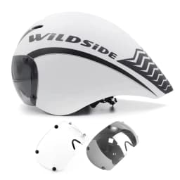 Wildside Aero TT Road Bicycle Helmet Racing Cycling Sports Triathlon TT Ultralight Bike Safety Helmet Goggles Bike accessories