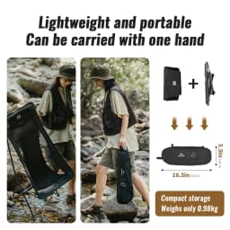 Naturehike L04 Camping Moon Chair Folding Lightweight Garden Chair Waterproof Durable Outdoor Fishing Picnic Travel Relax Chair