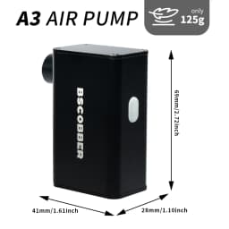 BSCOBBER Bike Accessories Electric Portable Air Pump Tyre Inflator Emergency Lamp 100PSI MTB Road Bike Powerbank