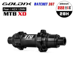 GOLDIX M370 MTB Hub Ratchet 36T 28 Hole Center Lock Disc Brake Straight Pull MTB Hub Thru/QR 148mm 141mm for SHIMANO SRAM