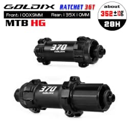 GOLDIX M370 MTB Hub Ratchet 36T 28 Hole Center Lock Disc Brake Straight Pull MTB Hub Thru/QR 148mm 141mm for SHIMANO SRAM