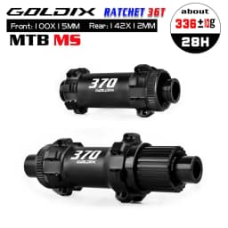GOLDIX M370 MTB Hub Ratchet 36T 28 Hole Center Lock Disc Brake Straight Pull MTB Hub Thru/QR 148mm 141mm for SHIMANO SRAM
