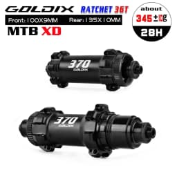 GOLDIX M370 MTB Hub Ratchet 36T 28 Hole Center Lock Disc Brake Straight Pull MTB Hub Thru/QR 148mm 141mm for SHIMANO SRAM