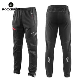 ROCKBROS Thermal Warm Cycling Pants Windproof Waterproof Winter Autumn Keep Warm Bike Long Trousers Sport MTB Road Bicycle Pants