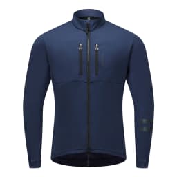 WOSAWE Men Cycling Jacket Autumn Winter Coats Thermal Fleece Windproof Bicycle Clothing Motorcycle Jackets with 2 way YKK Zipper