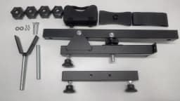 VULPO Tactical Gun Rifle Cleaning&Maintenance&Display Cradle Holder Shot Gun Bench Rest Stand Rifle Holder Steel Shooting Stand
