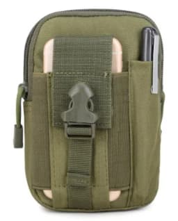 MuqiNush Tactical Phone Bag Universal EDC Waist Bag Equipment Small Tools Pocket for Outdoor Men's and Phone Leather Cases