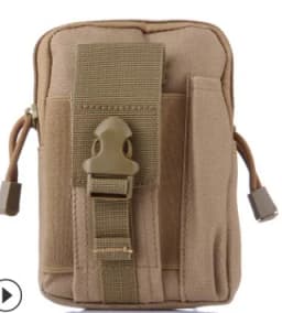 MuqiNush Tactical Phone Bag Universal EDC Waist Bag Equipment Small Tools Pocket for Outdoor Men's and Phone Leather Cases
