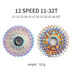 SUNSHINE ultralight Road flywheel 11 12 speed 11-28 32 34 36T colorful Hollow out bicycle cassette HG gear for Shimano