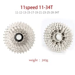 SUNSHINE ultralight Road flywheel 11 12 speed 11-28 32 34 36T colorful Hollow out bicycle cassette HG gear for Shimano