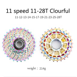 SUNSHINE ultralight Road flywheel 11 12 speed 11-28 32 34 36T colorful Hollow out bicycle cassette HG gear for Shimano